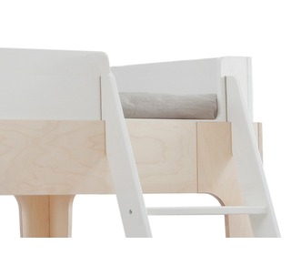 Perch Loft Bed White/Birch - Oeuf NYC